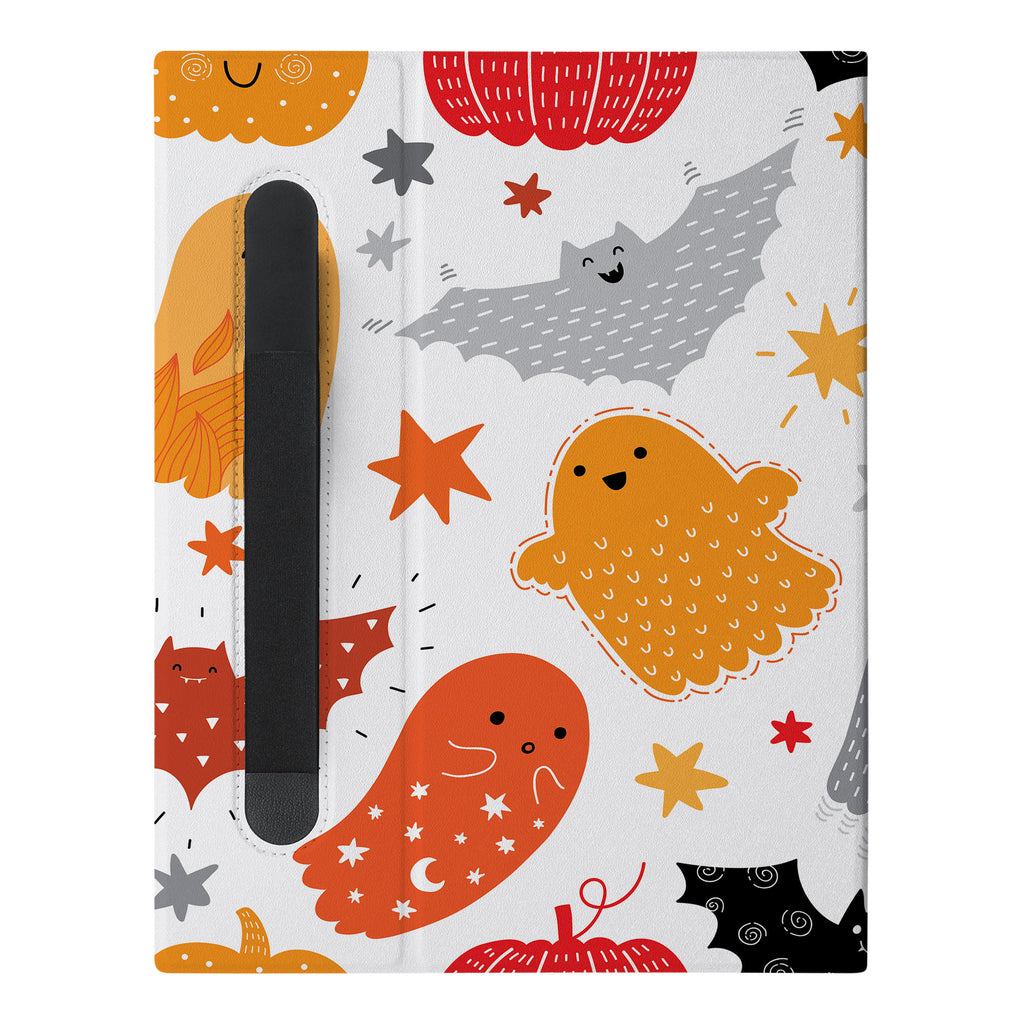 The Personalized VistaCase reMarkable Pen Holder Case with Halloween design features a built-in Marker pen holder,