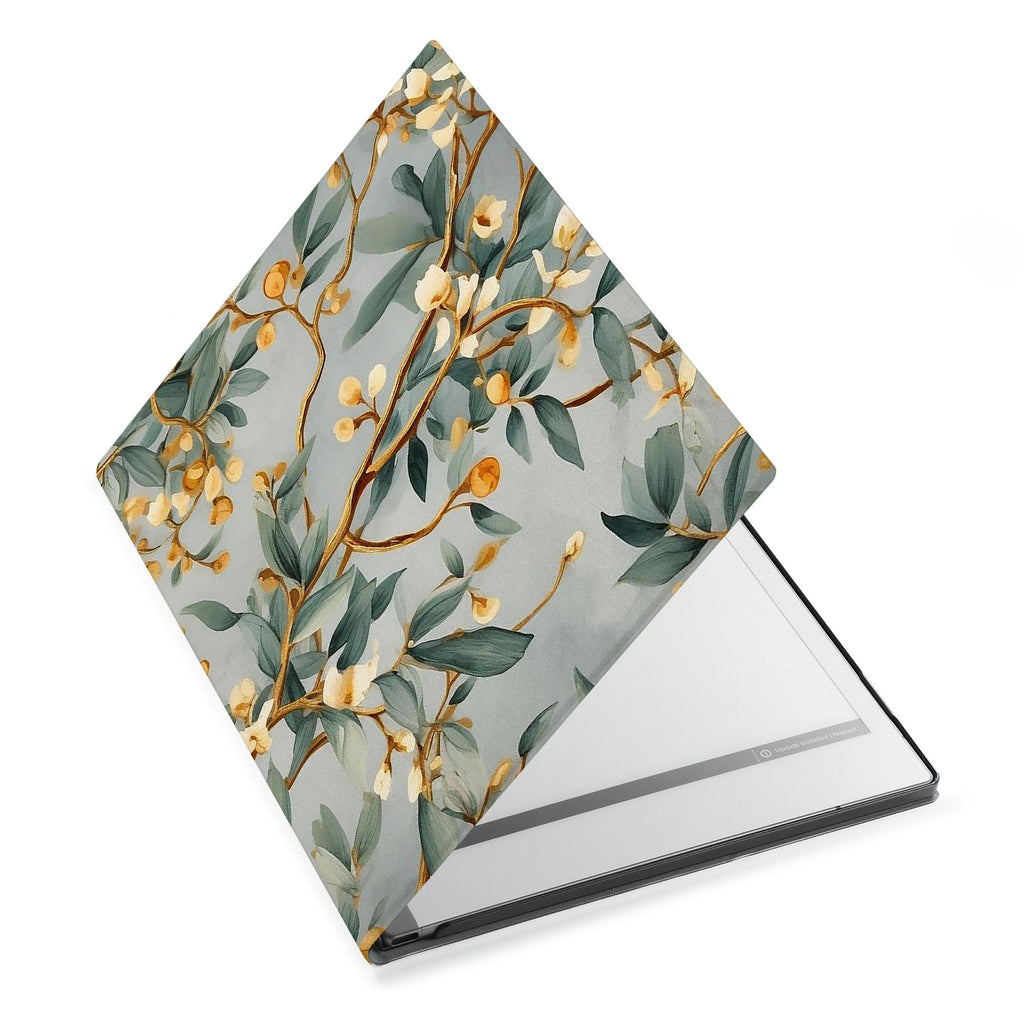 The Personalized VistaCase reMarkable Pen Holder Casewith Flower Painting design adds a touch of elegance to your device.