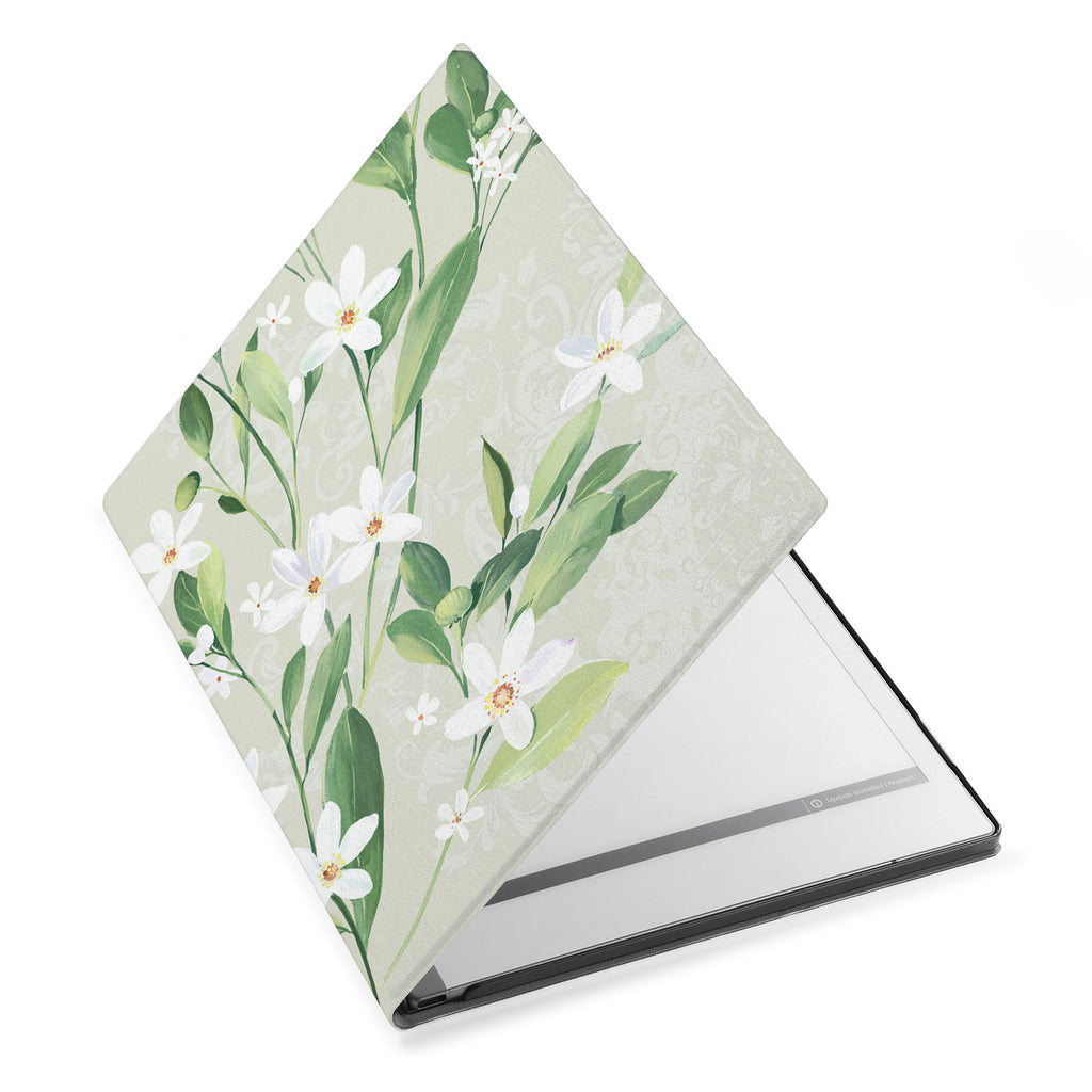 The Personalized VistaCase reMarkable Pen Holder Casewith Marble design adds a touch of elegance to your device.