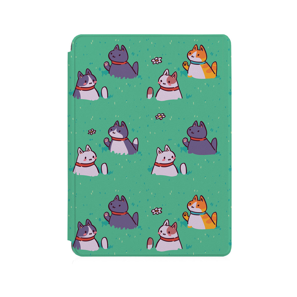 the front side of Personalized Microsoft Surface Pro and Go Case with Sushi Cats design