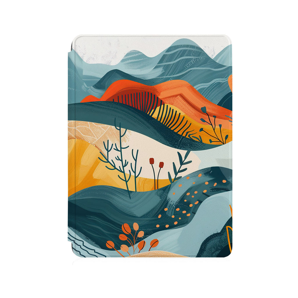 the front side of Personalized Microsoft Surface Pro and Go Case with Colorful Mountain design