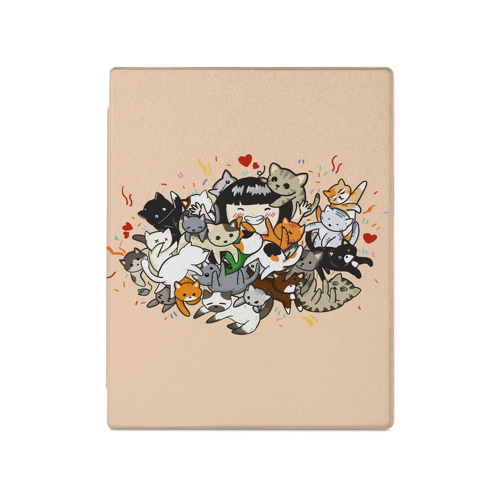 Vista Case reMarkable Folio case with Cute Cats Design, protect the reMarkable 2 from strong impact.