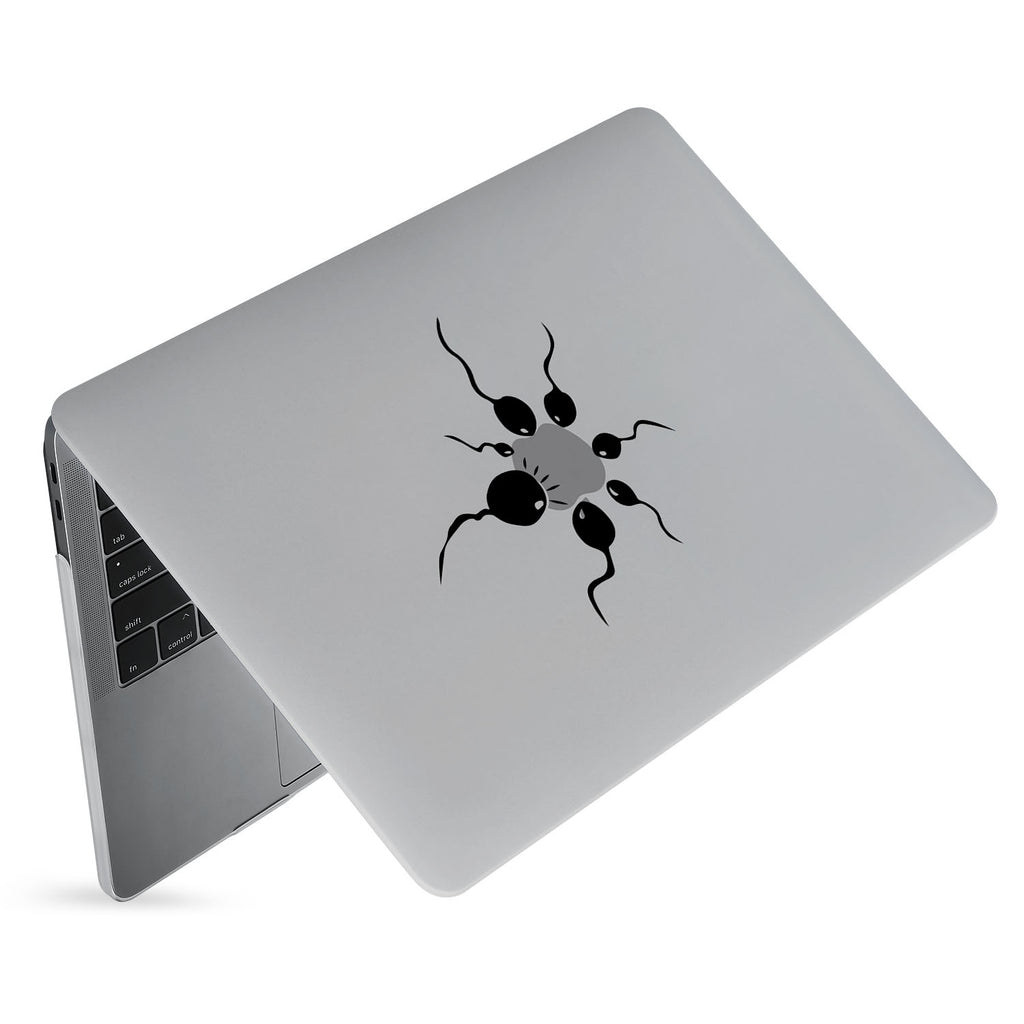 hardshell case with AppleLogoFun design has matte finish resists scratches