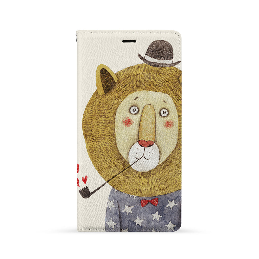 Front Side of Personalized iPhone Wallet Case with 4 design