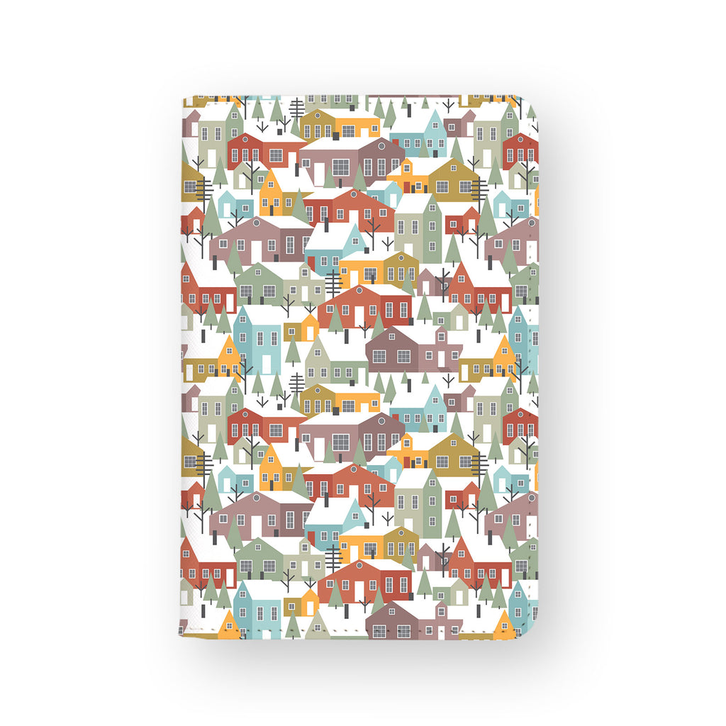 front view of personalized RFID blocking passport travel wallet with 05 design