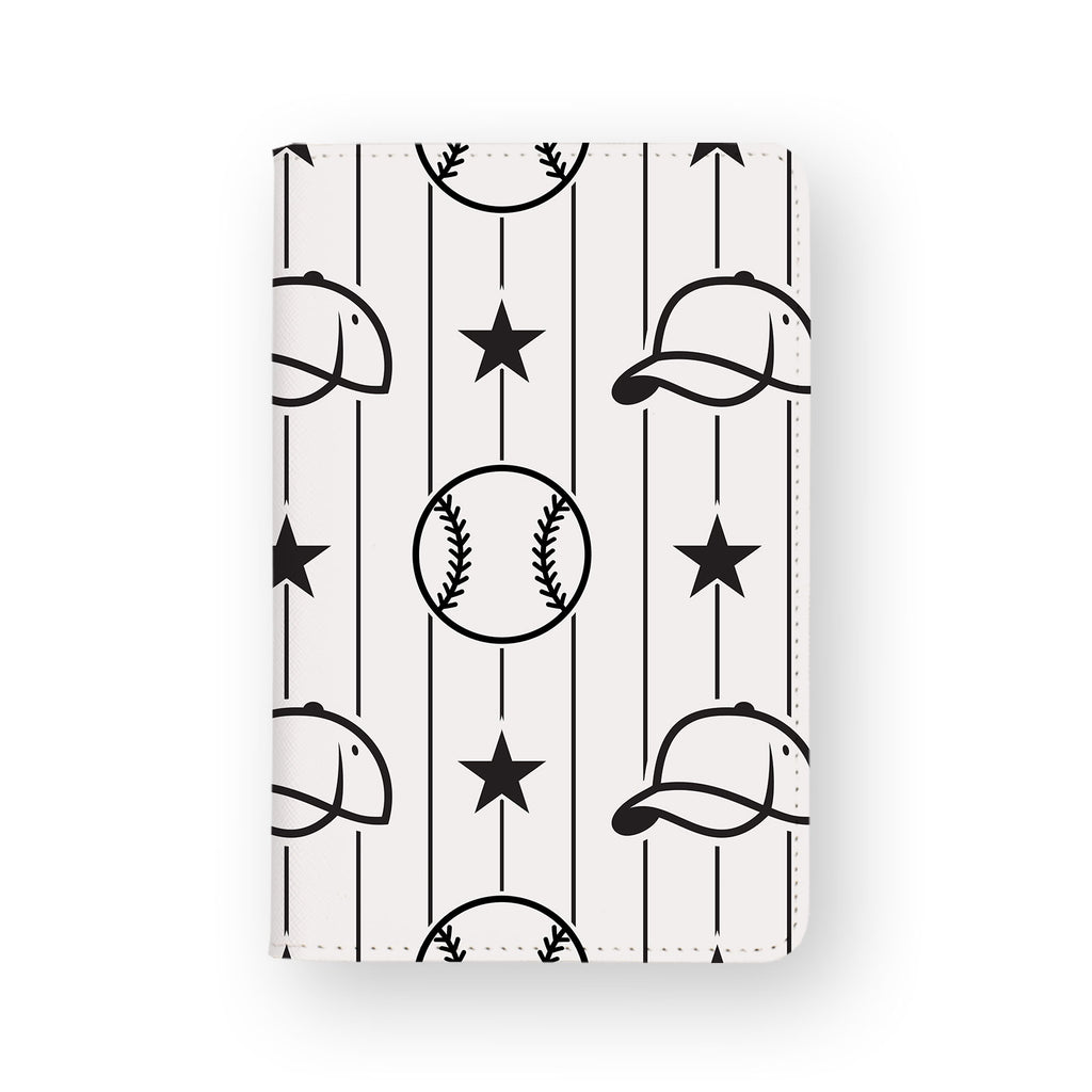 front view of personalized RFID blocking passport travel wallet with 05 design