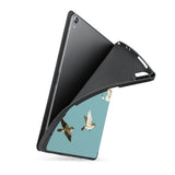 soft tpu back case with personalized iPad case with Birds design