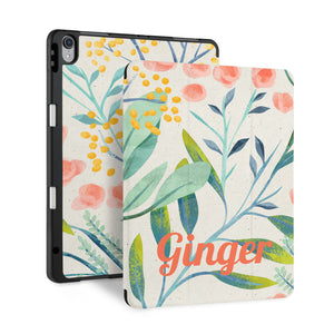 iPad Trifold Case - Pink Flower