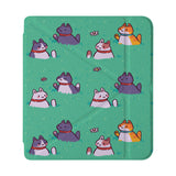 front view of personalized Kobo case with Sushi Cats design