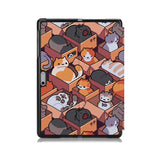 the back side of Personalized Microsoft Surface Pro and Go Case with Sushi Cats design