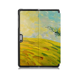 the back side of Personalized Microsoft Surface Pro and Go Case with Tree Painting design