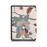 the back side of Personalized Microsoft Surface Pro and Go Case with Artistic Flower design