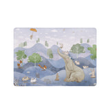 Add your name, company name, signature to this Front Personalized microsoft surface laptop Case Rainforest Animals design