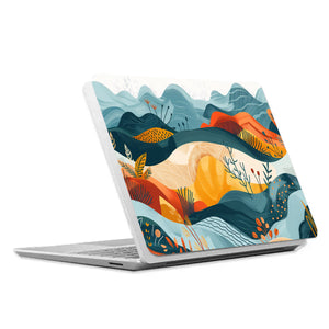 The #1 bestselling Personalized microsoft surface laptop Case with Colorful Mountain design