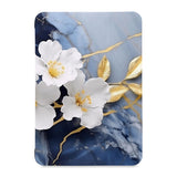 the front view of Personalized Samsung Galaxy Tab Case with Artistic Flower design