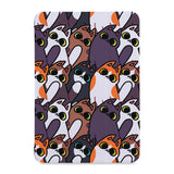 the front view of Personalized Samsung Galaxy Tab Case with Sushi Cats design