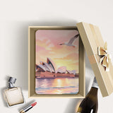 Personalized Samsung Galaxy Tab Case with Australia Oil Painting design in a gift box