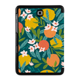 the back view of Personalized Samsung Galaxy Tab Case with Fruits design