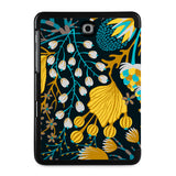 the back view of Personalized Samsung Galaxy Tab Case with Autumn Leaves design