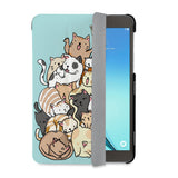 auto on off function of Personalized Samsung Galaxy Tab Case with Cute Cats design - swap