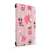 the side view of Personalized Samsung Galaxy Tab Case with Lovely Dog design