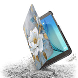 the drop protection feature of Personalized Samsung Galaxy Tab Case with Flower Art design