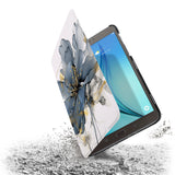 the drop protection feature of Personalized Samsung Galaxy Tab Case with Artistic Flower design