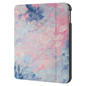 swap front and back view of personalized KOBO case and Oil Painting Abstract design