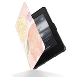 Reinforced rubber bumpers on the corners to protect your Kindle Paperwhite with Artistic Flower design