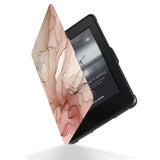 Reinforced rubber bumpers on the corners to protect your Kindle Paperwhite with Marble design