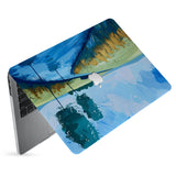 hardshell case with Abstract Painting design has matte finish resists scratches