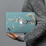 hardshell case with Birds design combines a sleek hardshell design with vibrant colors for stylish protection against scratches, dents, and bumps for your Macbook