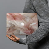 hardshell case with Marble design combines a sleek hardshell design with vibrant colors for stylish protection against scratches, dents, and bumps for your Macbook