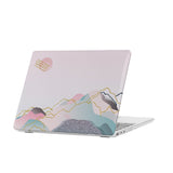 personalized microsoft laptop case features a lightweight two-piece design and Marble Art print