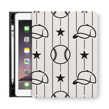 frontview of personalized iPad folio case with 5 design